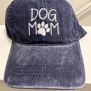 Dark Blue Dog Mom Baseball Cap